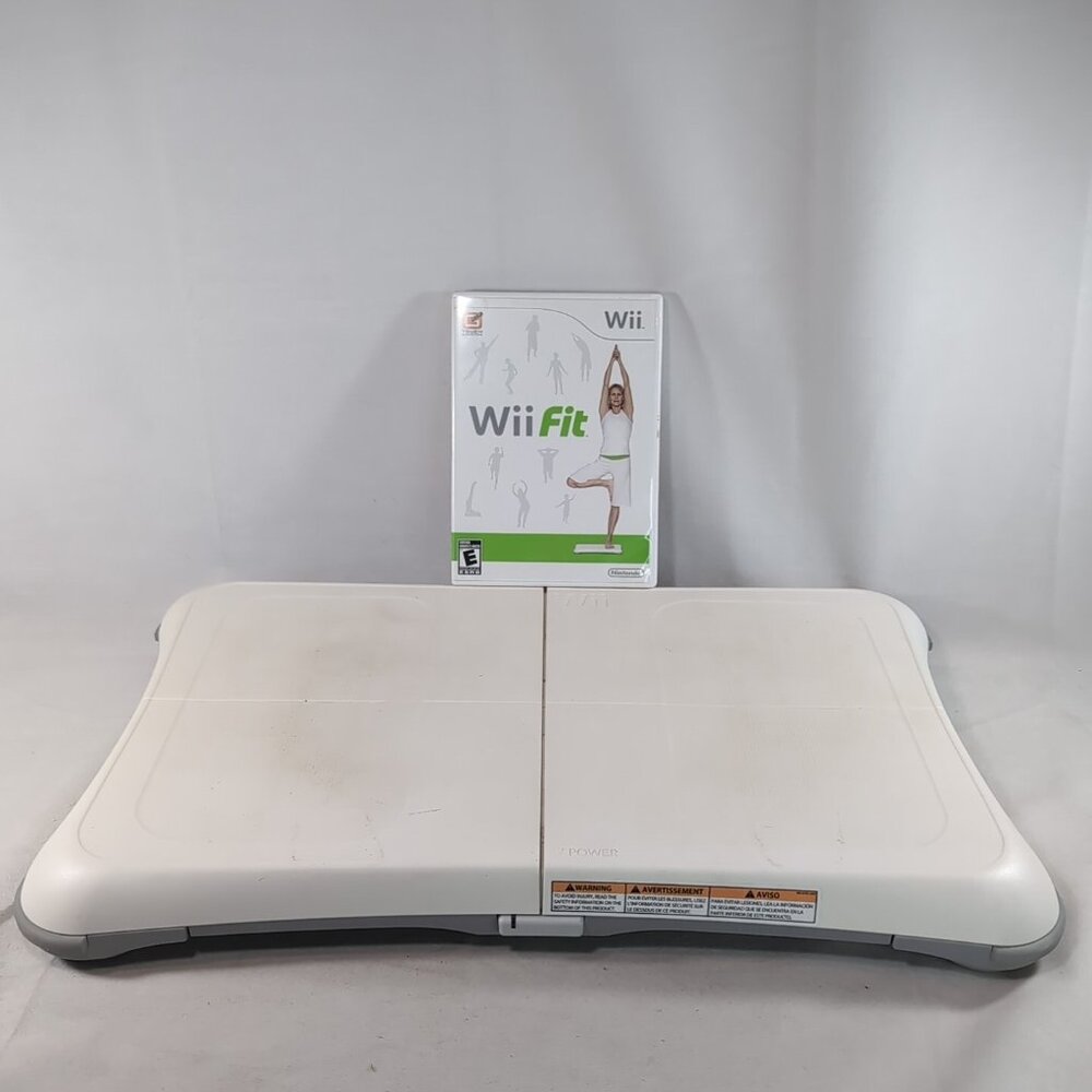 Nintendo Wii Fit Balance Board With Wii Fit Game TESTED WORKING